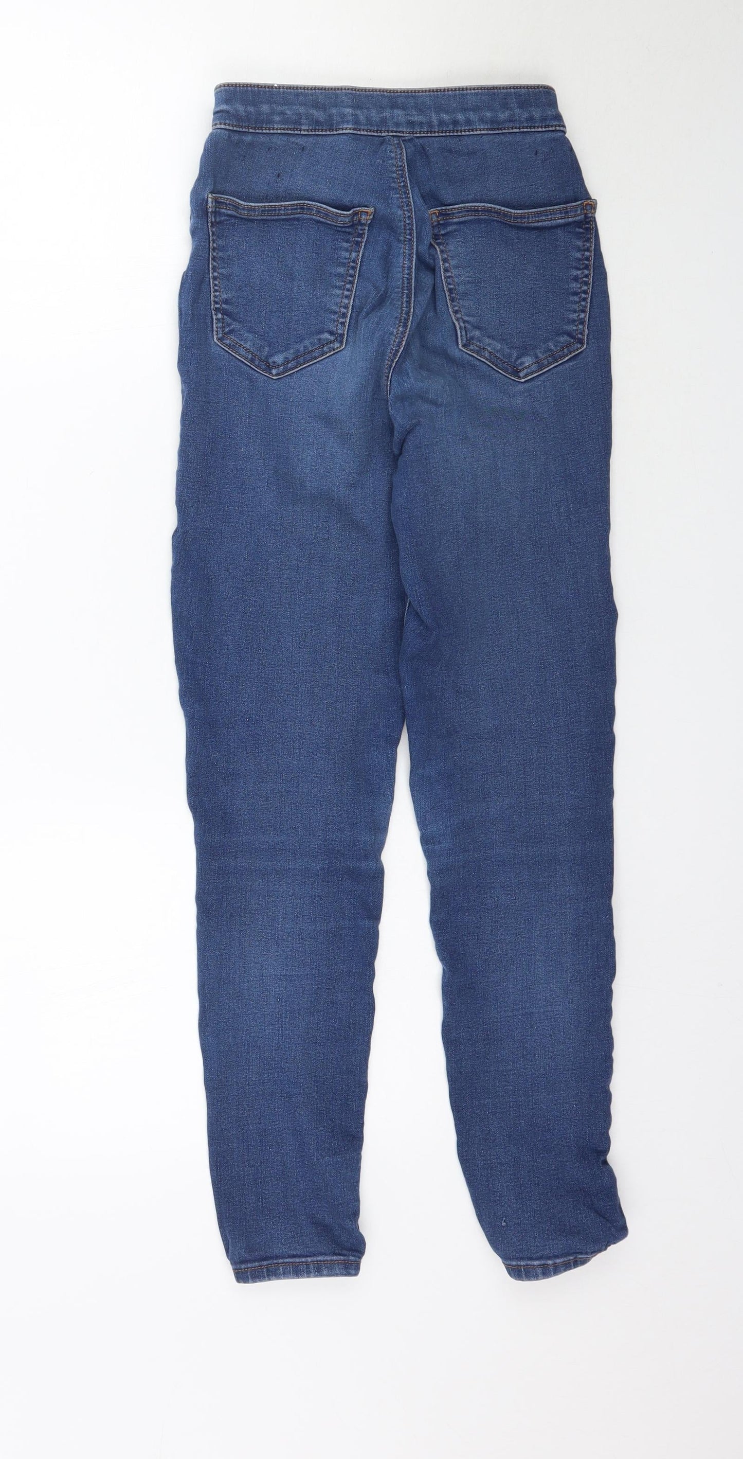Topshop Womens Blue  Denim Skinny Jeans Size 26 in L27 in