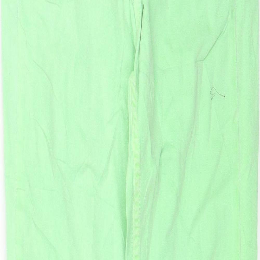Gina Tricot Womens Green  Denim Skinny Jeans Size 12 L31 in