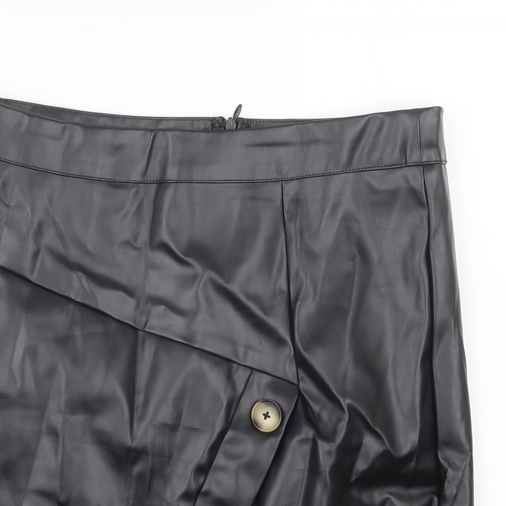 Preworn Womens Black   Straight & Pencil Skirt Size M