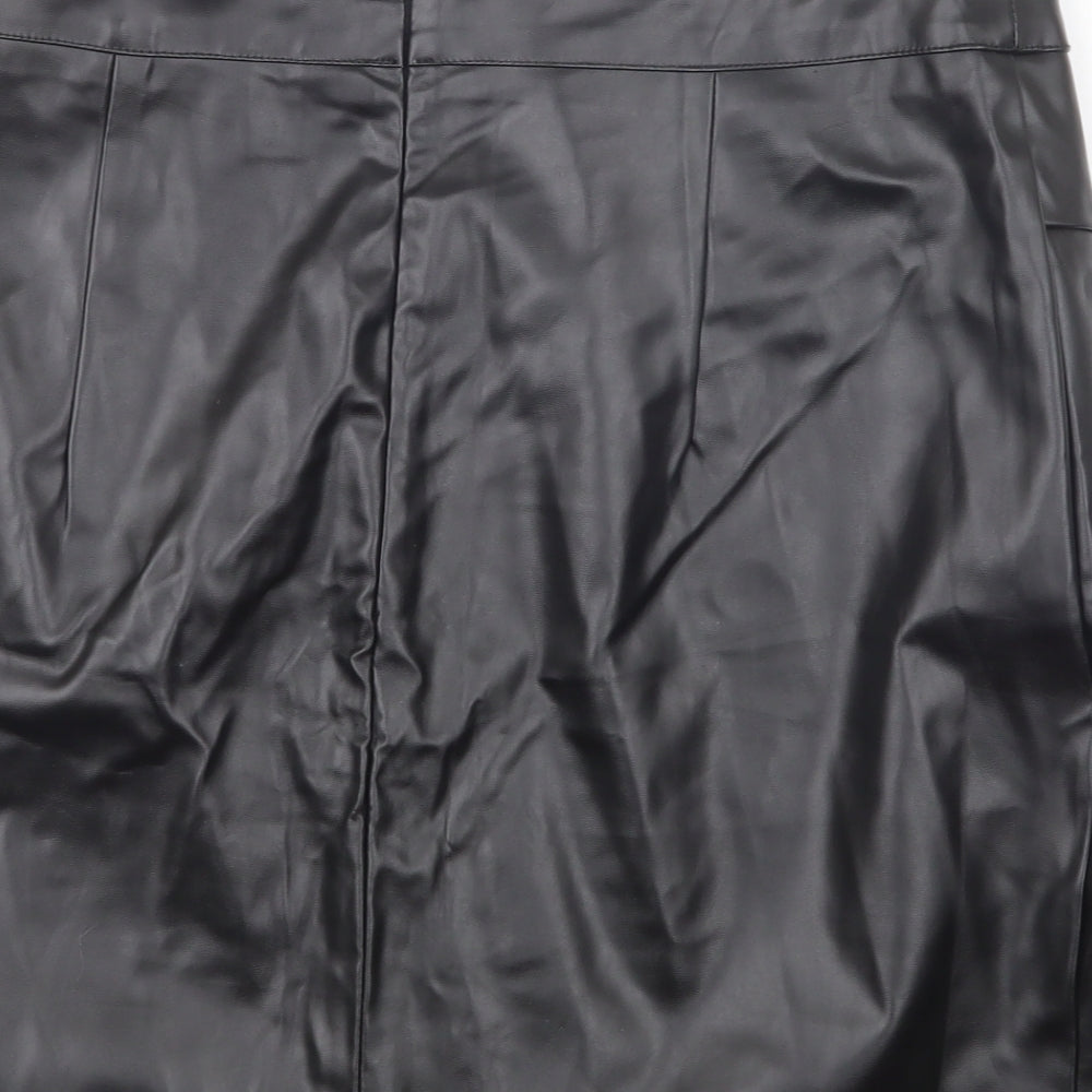 Preworn Womens Black   Straight & Pencil Skirt Size M