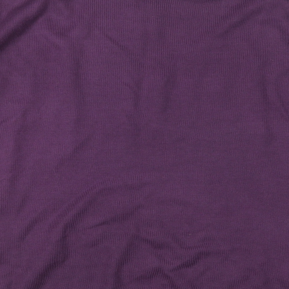 anna rose Womens Purple  Knit Pullover Jumper Size L