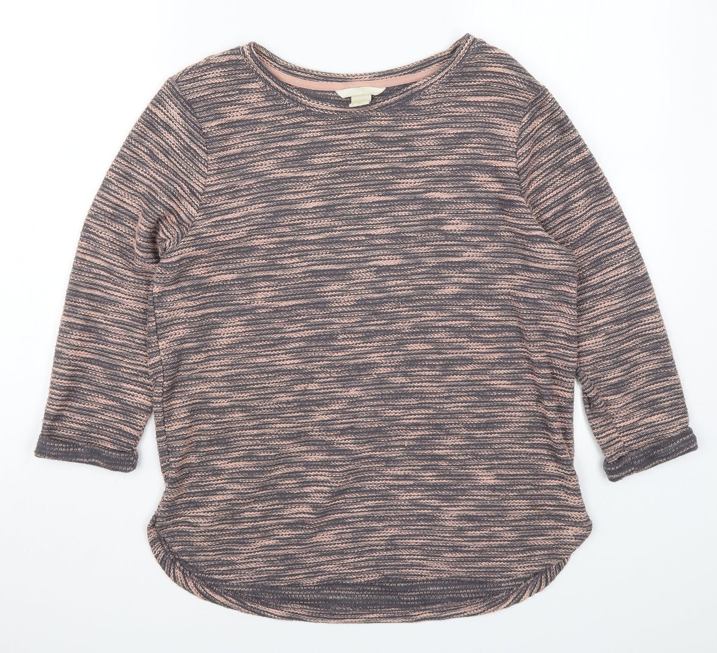 H&M Womens Pink  Knit Pullover Jumper Size XS