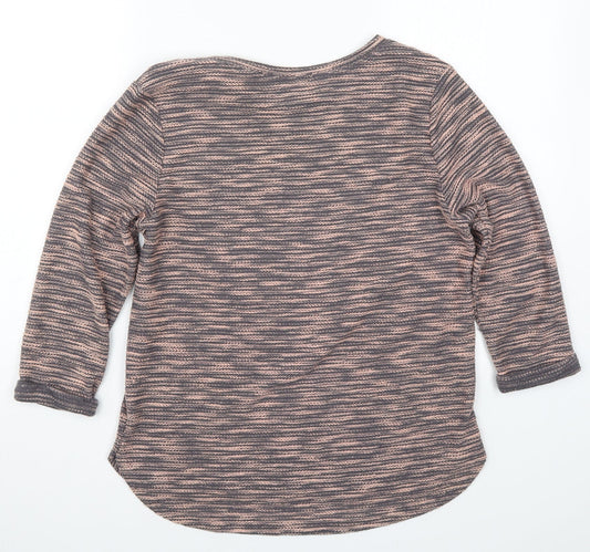 H&M Womens Pink  Knit Pullover Jumper Size XS