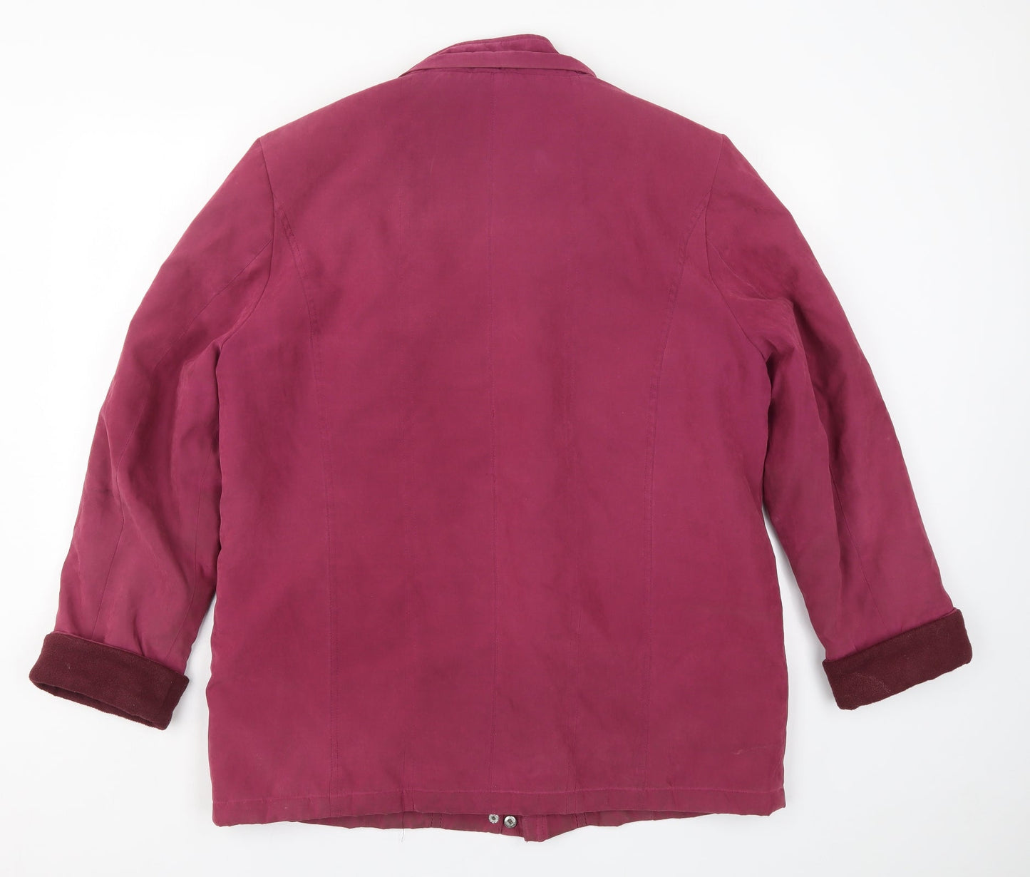 Isle Womens Pink   Overcoat Coat Size 18