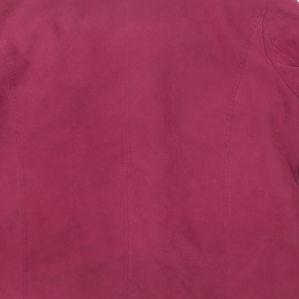 Isle Womens Pink   Overcoat Coat Size 18