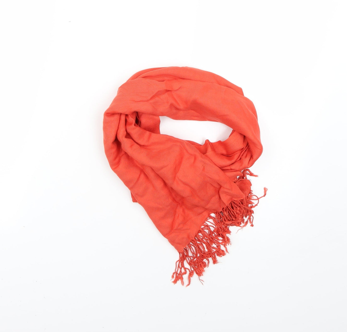 Preworn Womens Orange    Scarf
