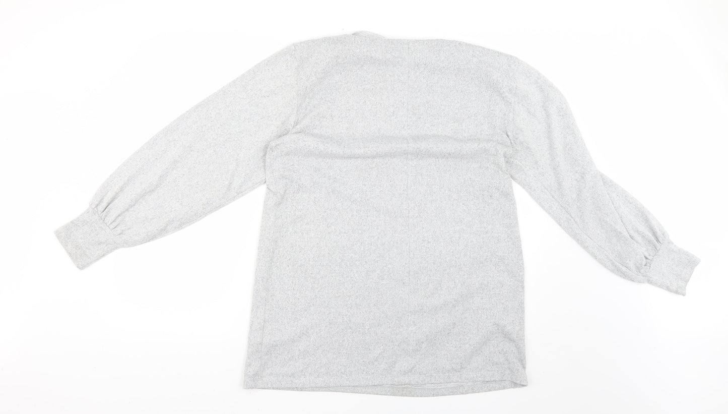 Marks and Spencer Womens Grey   Pullover Jumper Size 14