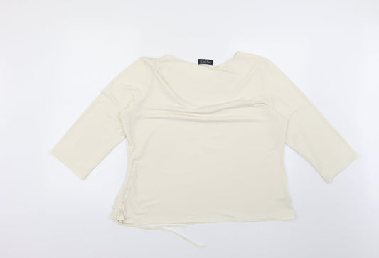 saloos collection Womens Beige   Basic Blouse Size 2XL