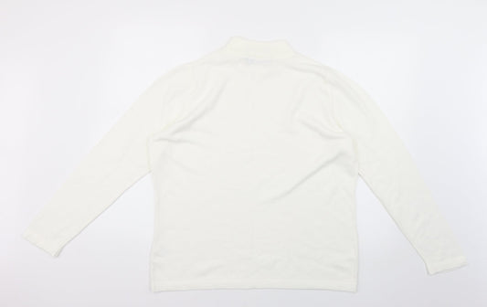 towels edgar jacobs Womens White   Pullover Jumper Size 16