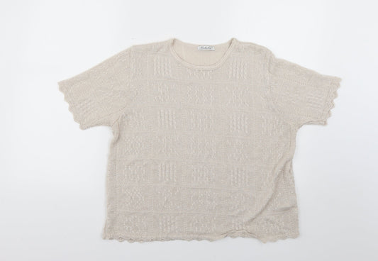 berketex Womens Beige   Pullover Jumper Size 20