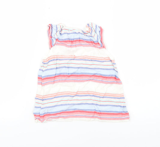 H&M Girls Multicoloured Striped  Fit & Flare  Size 2-3 Years