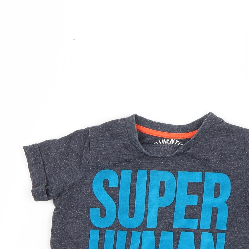 Mothercare Boys Grey   Basic T-Shirt Size 3-4 Years