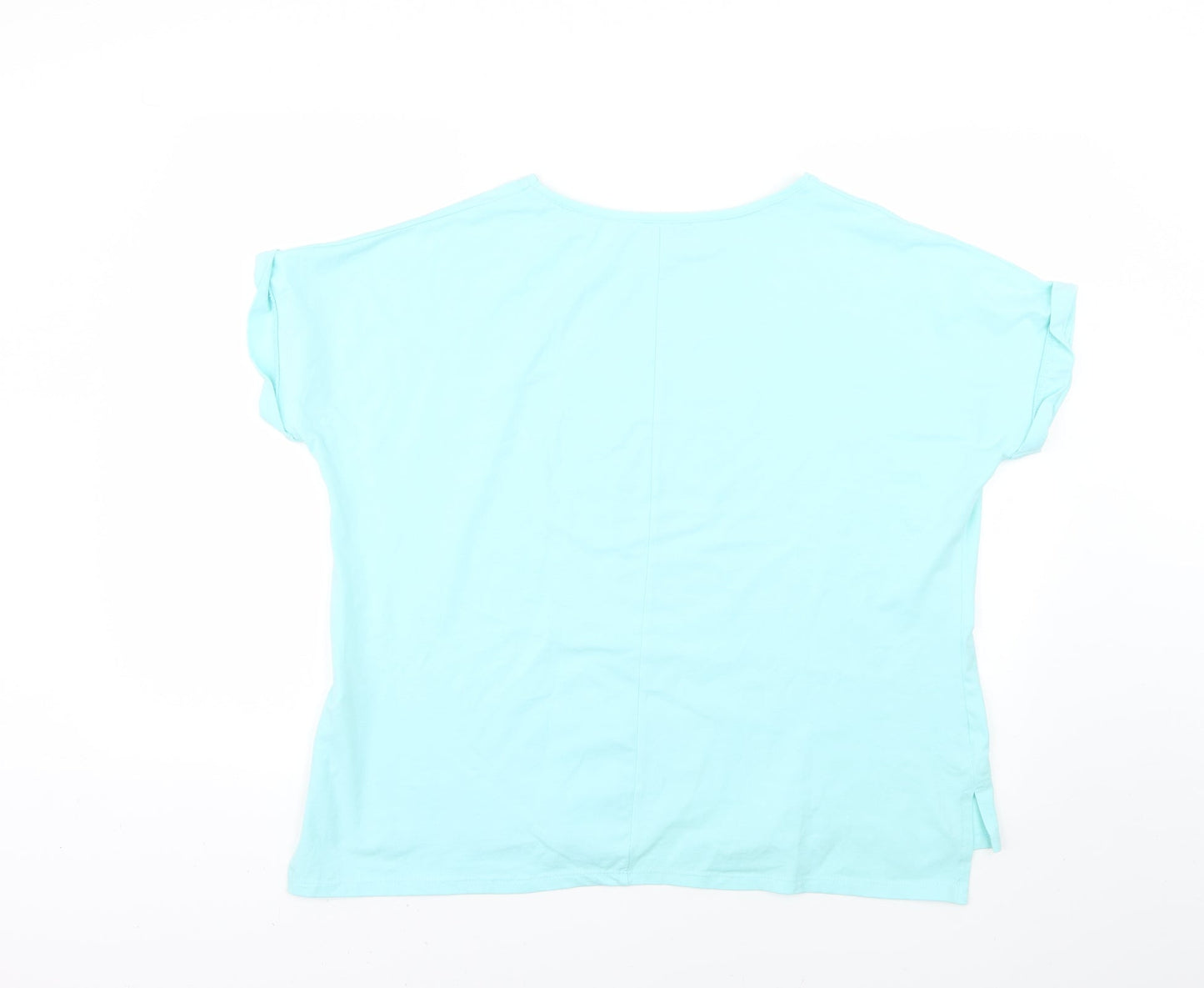 la pia Womens Blue   Basic T-Shirt Size S