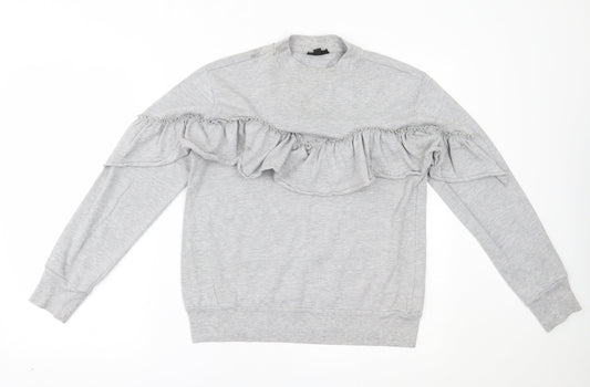 Topshop Womens Grey   Pullover Jumper Size 10