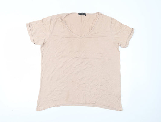 Missguided Womens Pink   Basic T-Shirt Size 10