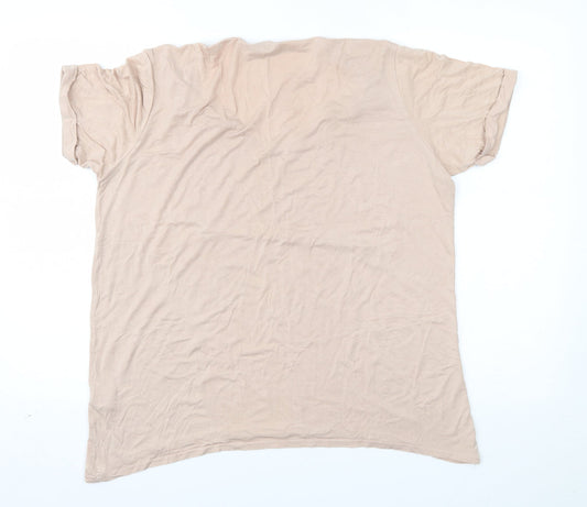 Missguided Womens Pink   Basic T-Shirt Size 10