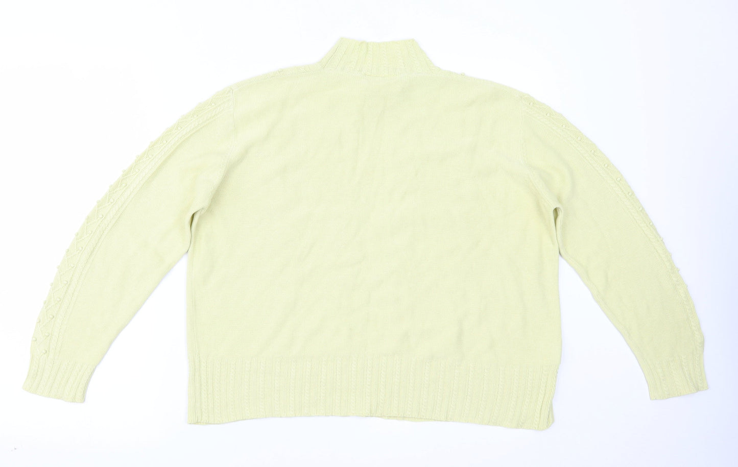 Country Casuals Womens Yellow   Basic Blouse Size L