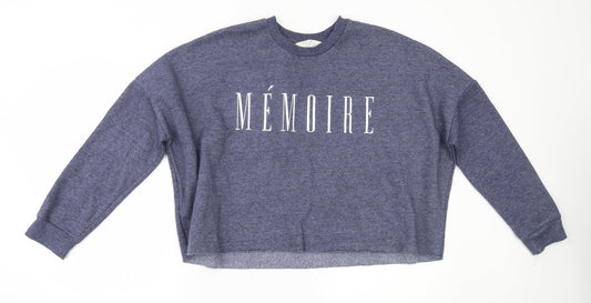 Primark Womens Blue   Pullover Sweatshirt Size M