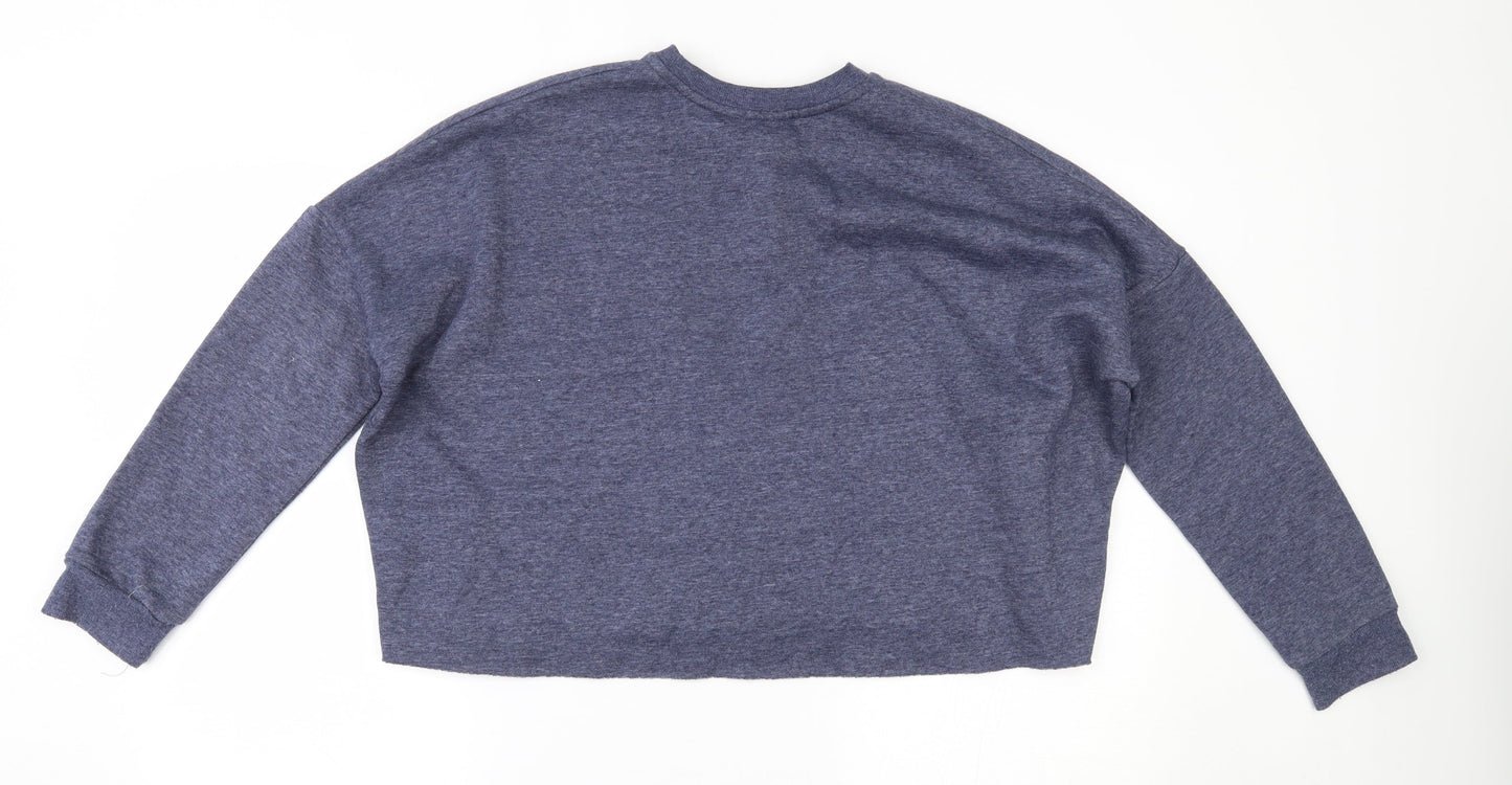 Primark Womens Blue   Pullover Sweatshirt Size M