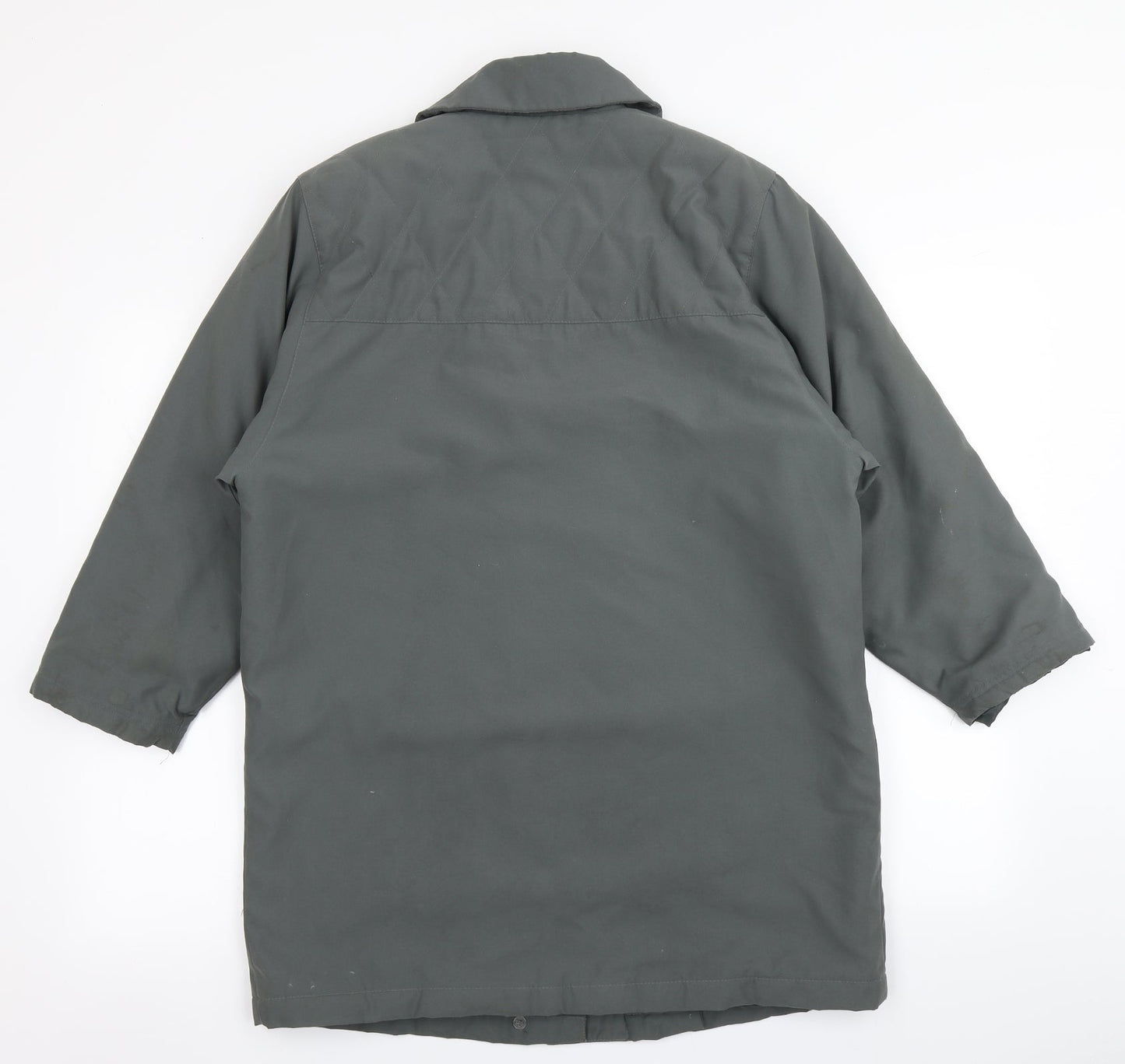 Telemac Womens Green   Overcoat Coat Size S