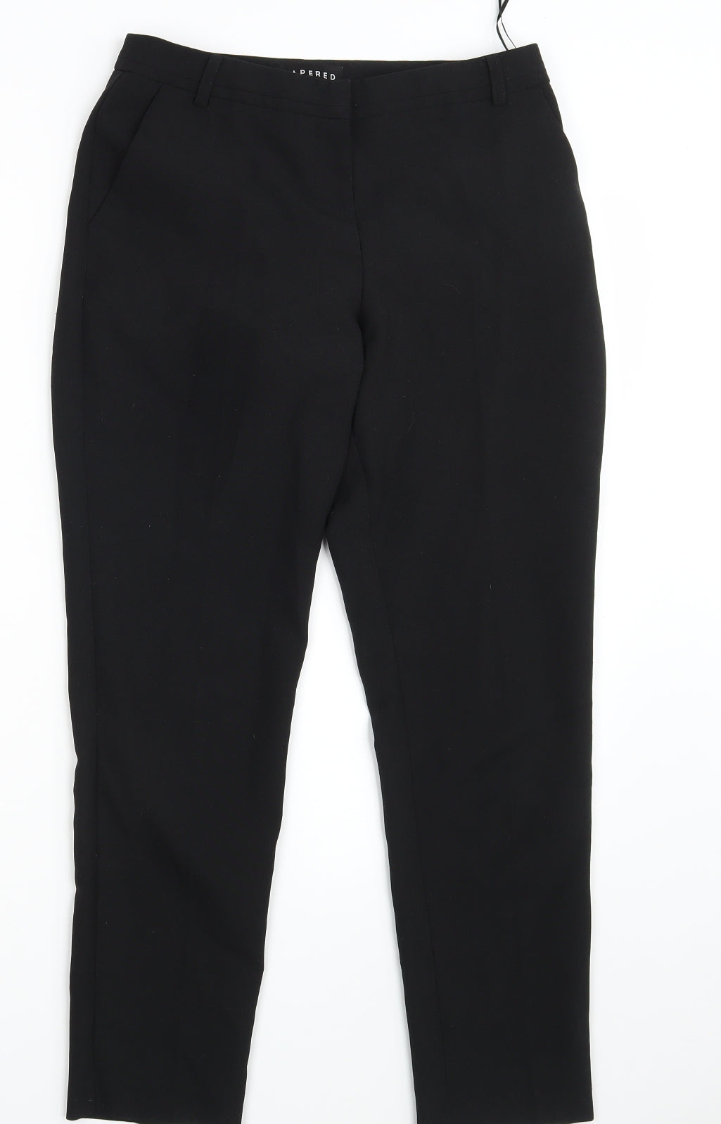 Peacocks Womens Black   Trousers  Size 8 L27 in
