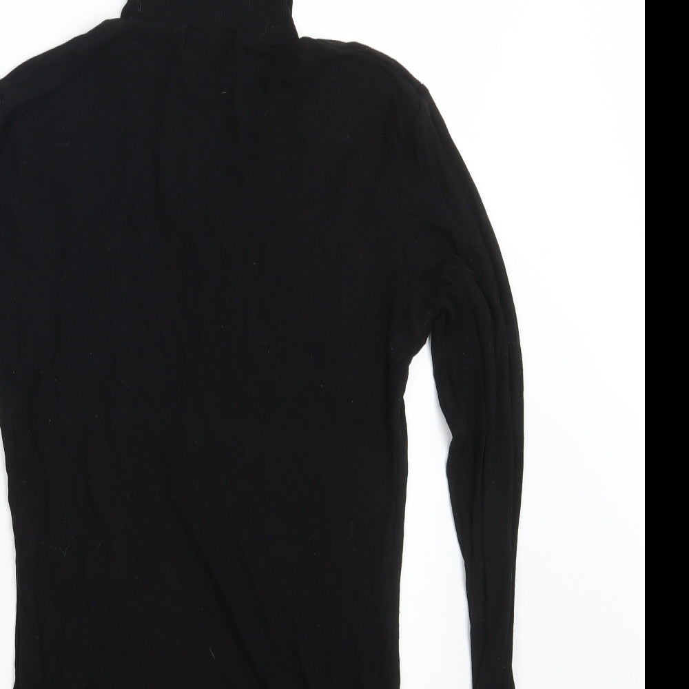 Papaya Womens Black   Pullover Sweatshirt Size 10