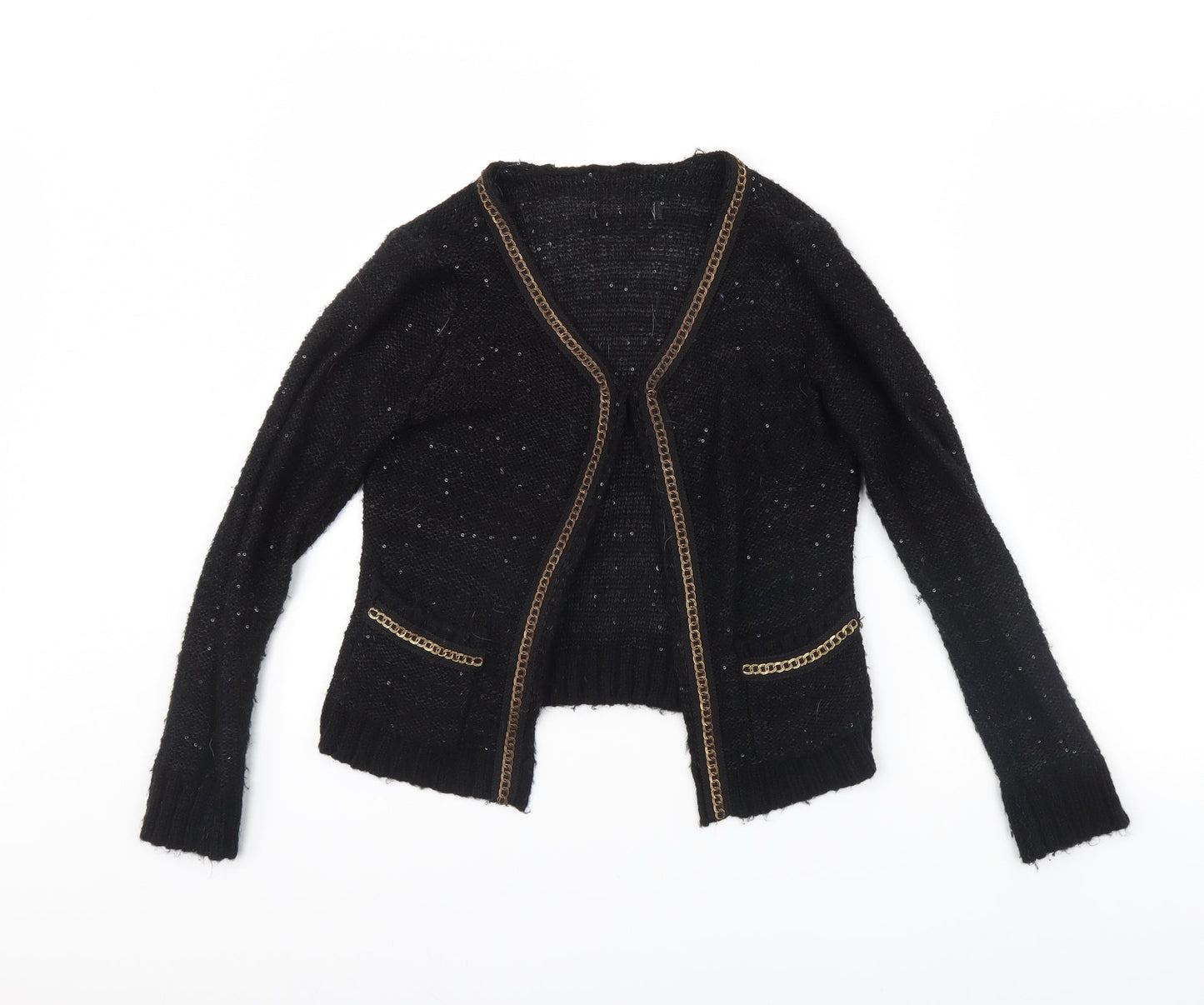 Select Womens Black   Cape Jumper Size 8