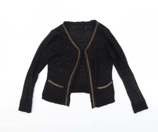 Select Womens Black   Cape Jumper Size 8