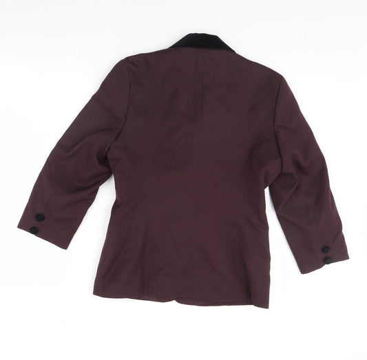 BHS Womens Purple   Jacket Blazer Size 10