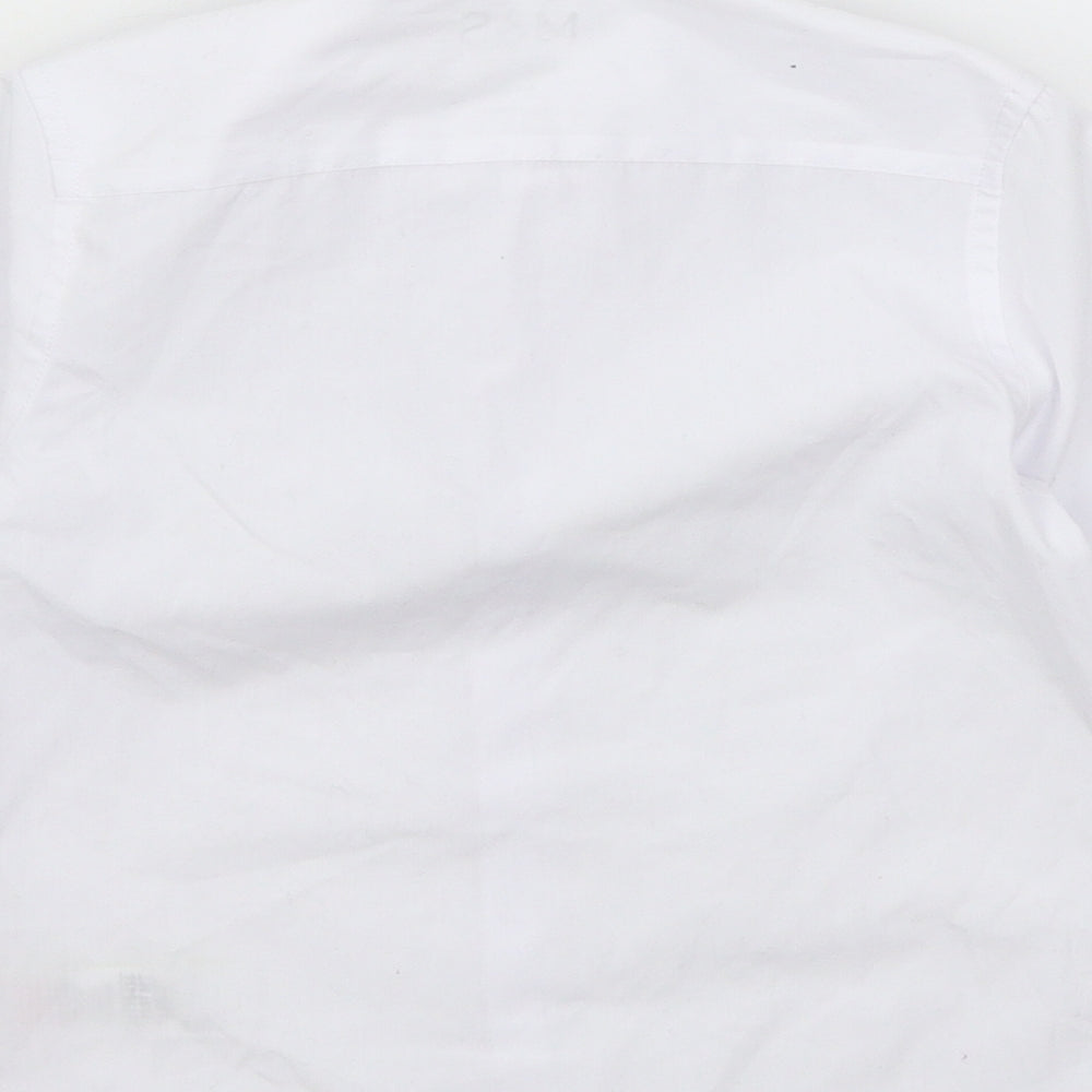 Marks and Spencer Girls White   Basic Button-Up Size 4-5 Years