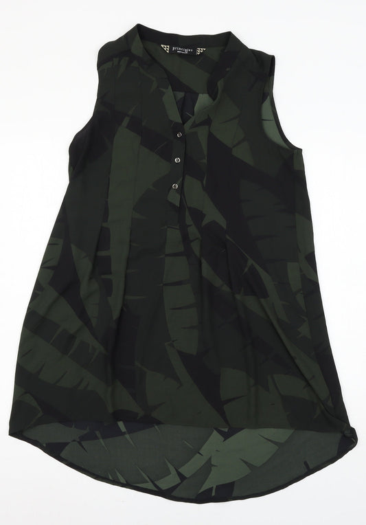 Principles Womens Green   Basic Blouse Size 8