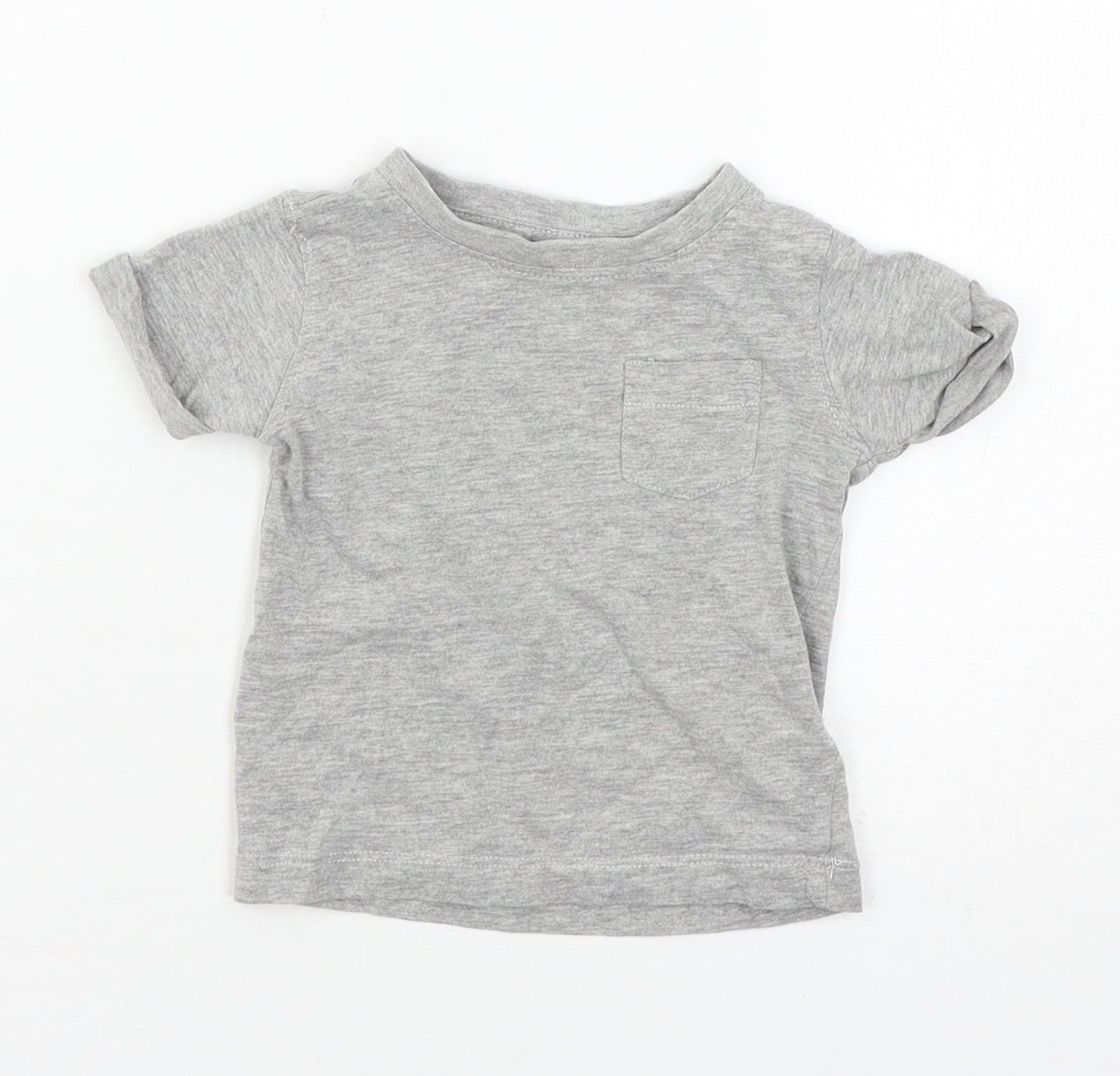 NEXT Boys Grey  Jersey Basic T-Shirt Size 3-6 Months