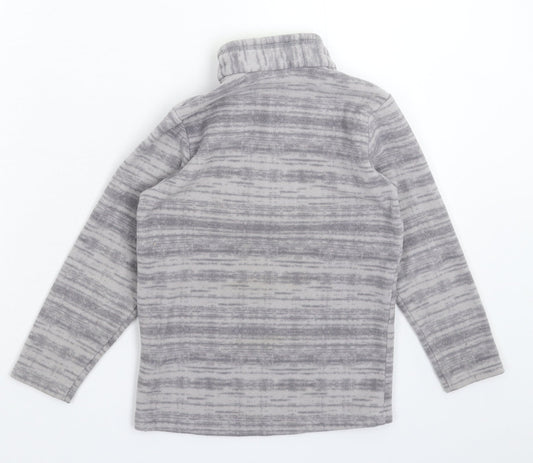 DECATHLON Boys Grey  Fleece Jacket  Size 5 Years