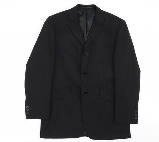 KJ Mens Black   Jacket Blazer Size 38
