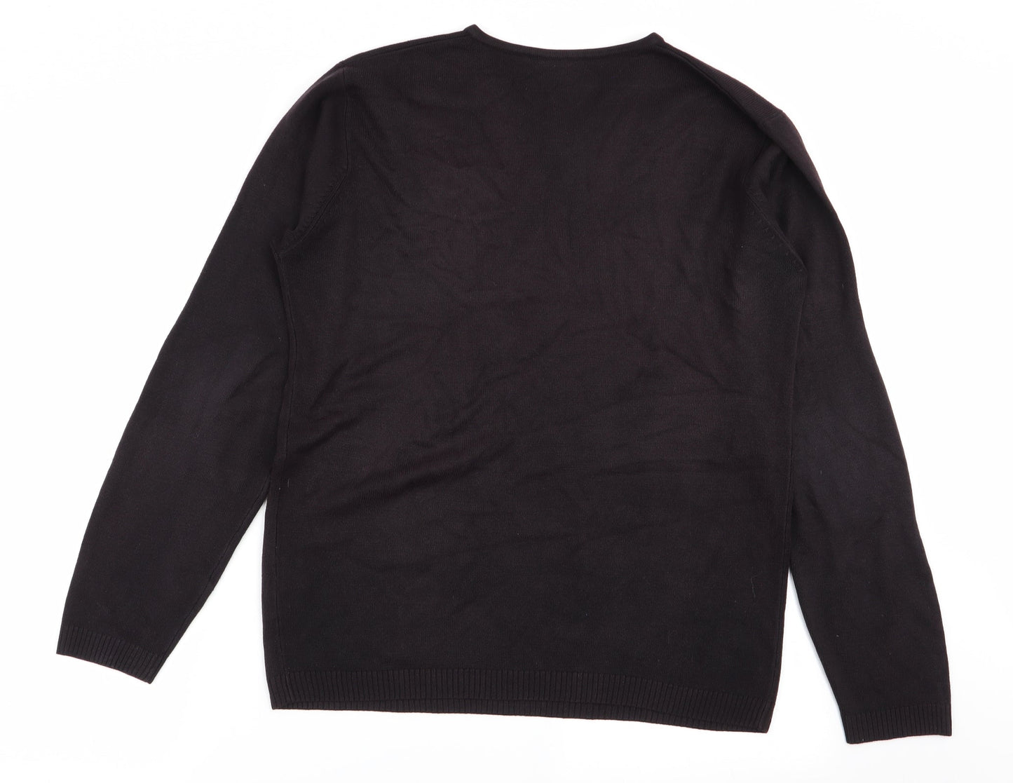 NEXT Mens Black   Pullover Jumper Size S