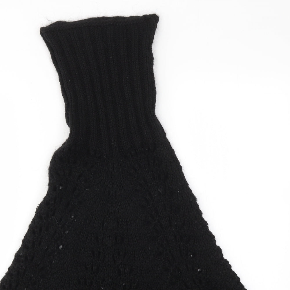 H&M Womens Black   Pullover Jumper One Size