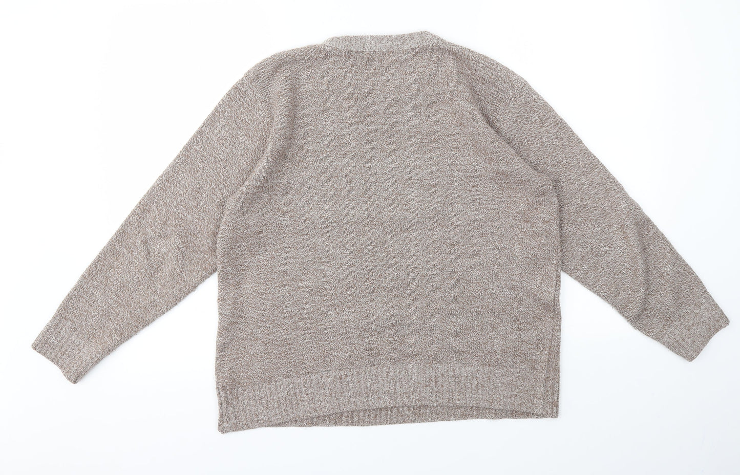 Pure & Natural Womens Brown   Pullover Jumper Size M
