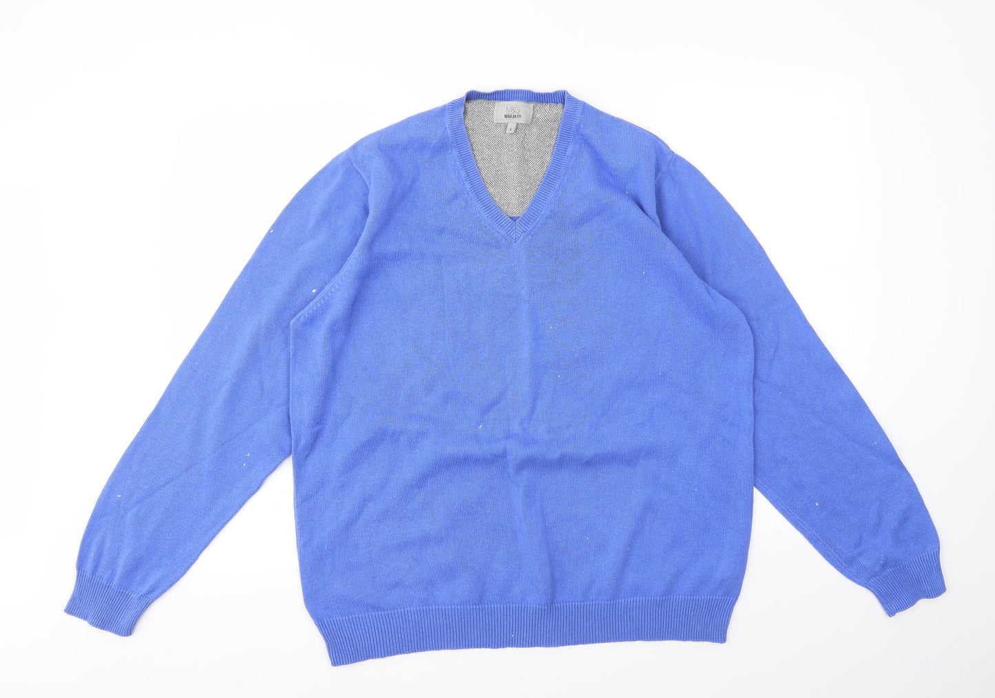 M&S Mens Blue   Pullover Sweatshirt Size L