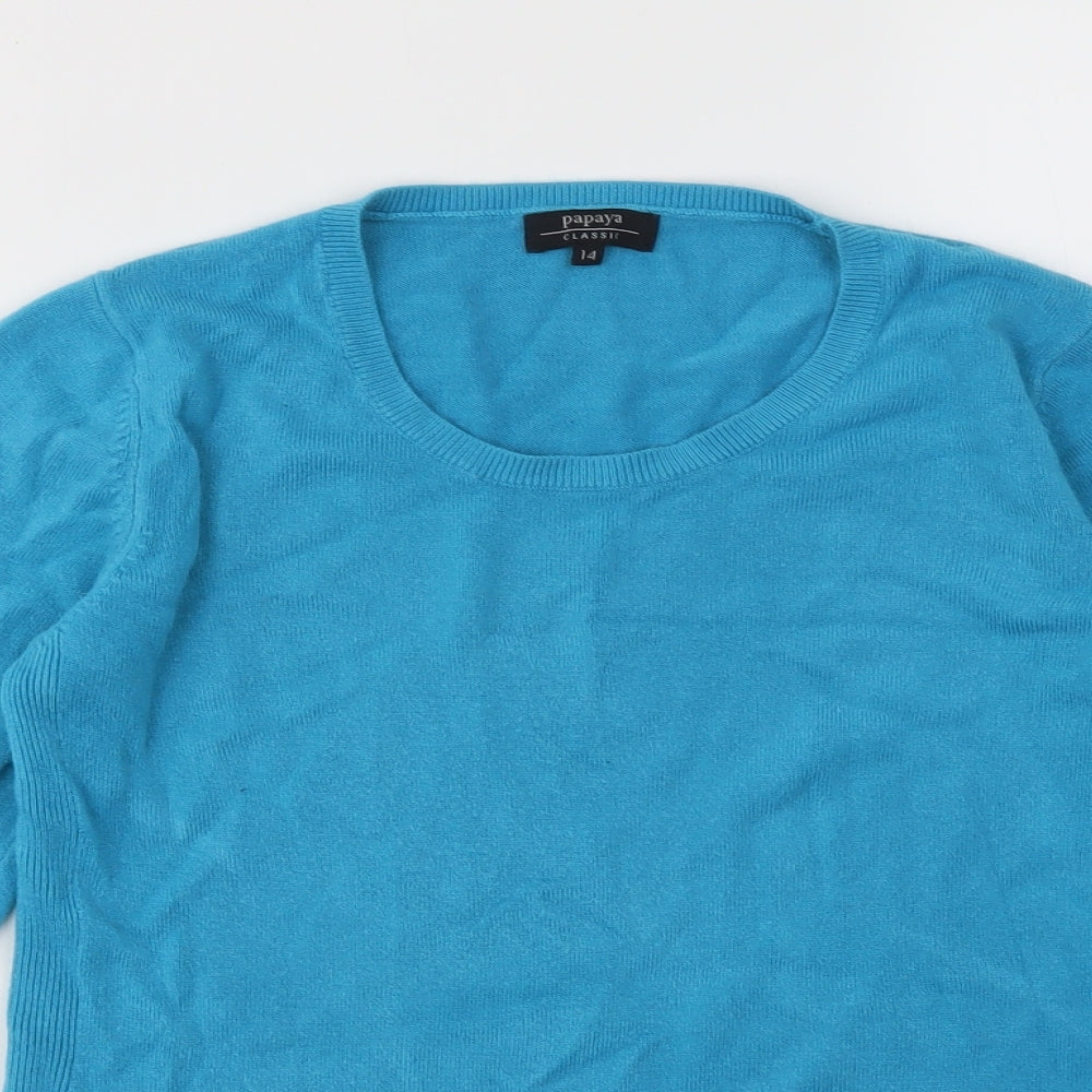 Matalan Womens Blue   Pullover Jumper Size 14
