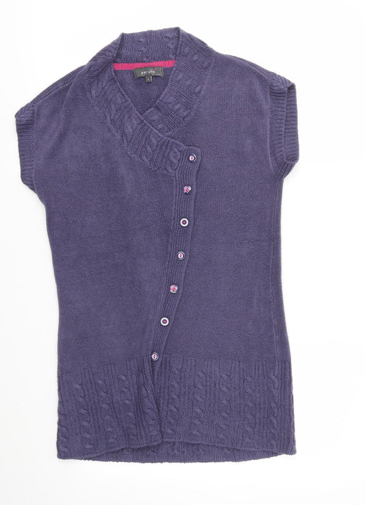 M&S Womens Purple   Pullover Jumper Size S