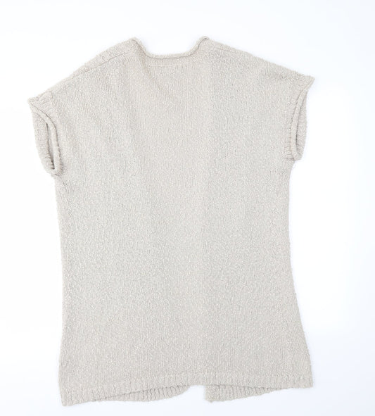 Boutique Belle Womens Beige   Cardigan Jumper Size L