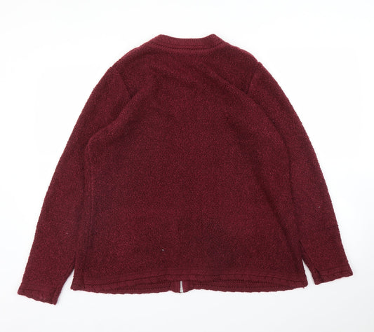 Bonmarché Womens Purple   Full Zip Jumper Size M