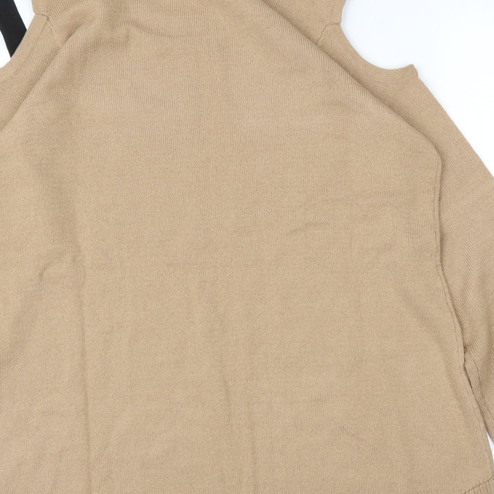 Attitudes Womens Beige   Tunic Jumper Size S