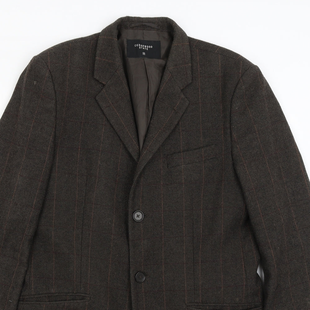 Cedar Wood State Mens Green   Jacket Blazer Size M