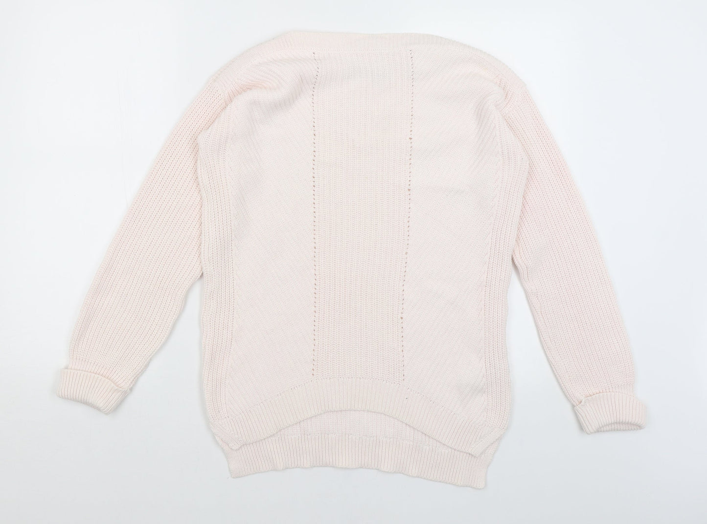 M&S Womens Pink   Pullover Jumper Size S