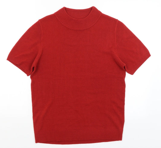 Damart Womens Red   Basic T-Shirt Size 14