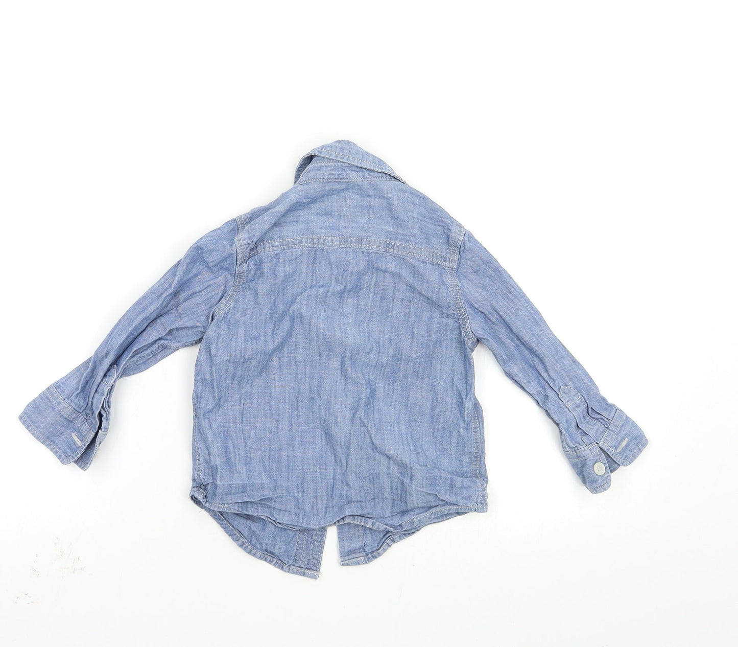 Gap Baby Blue   Basic Button-Up Size 24 Months