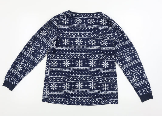 Debenhams  Womens Blue Geometric  Pullover Jumper Size 10