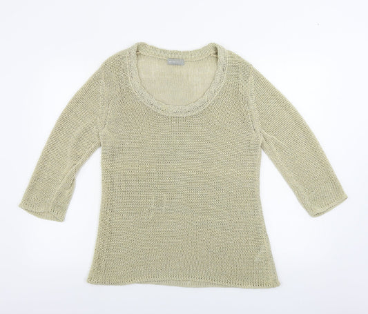 Marks and Spencer  Womens Beige   Pullover Jumper Size L
