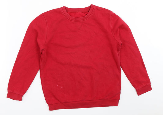 George Boys Red   Pullover Sweatshirt Size 9-10 Years